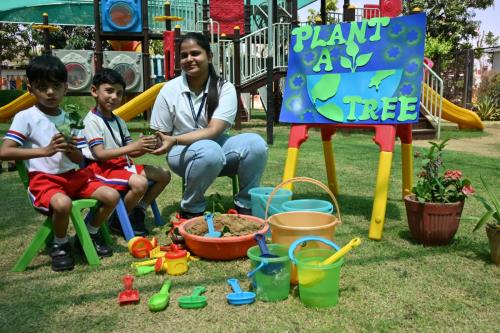 Earth Day Plant a Tree Sr.Kg