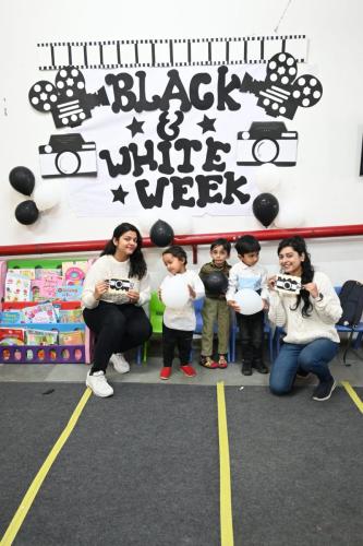 Black and White Activities